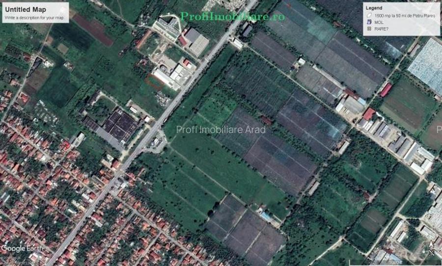 Teren 1.500mp pentru constructii comerciale-industriale- Gradiste strada Petru R - 2