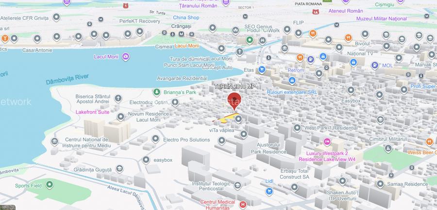 CEL MAI BUN PRET DIN ZONA – Teren 2.810 mp, Dubla Deschidere, Lacu Morii - 3