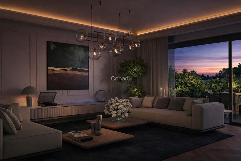 Vedere spre parc - apartament 4 camere de vânzare - zona Domenii - 3