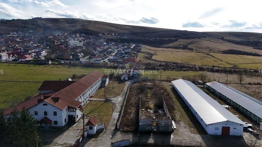 Teren intravilan 1.729 mp + hală parțial demolată | Teliu I Comision 0 - 7