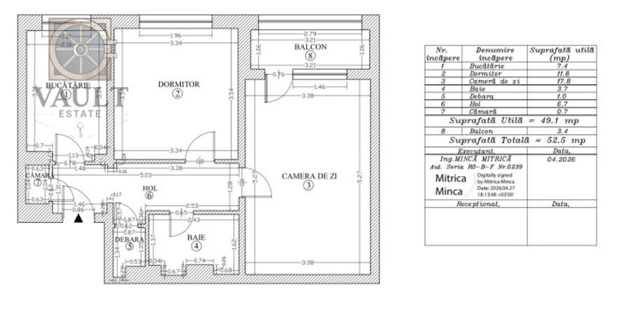 Apartament 2 camere-2 minute metrou 1 Decembrie 1918 - 1