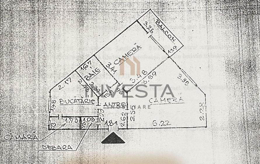 Apartament 2 camere decomandate etajul I Ion Mester! - 1