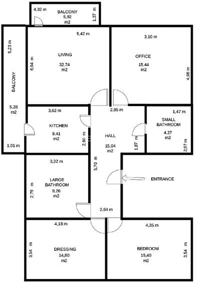 Apartament cu 4 camere, design modern, cu parcare acoperită, în Primaverii - 15
