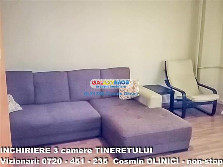 Apartament 3 camere Timpuri Noi Tineretului decomandat 70 mp metrou ap - 4
