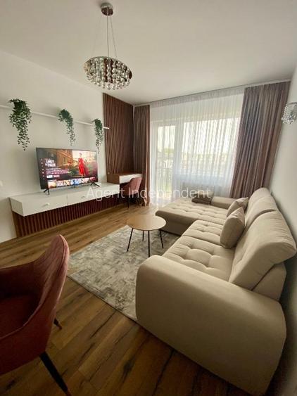 Apartament 2 camere complet mobilat, parcare, terasă –Mosaic Residence Tractorul - 2