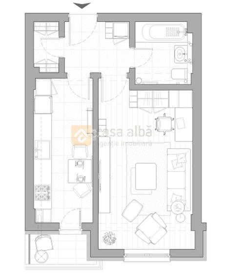 Ultracentral - 1 camera smart home, imobil nou, disponibil mutare - 1