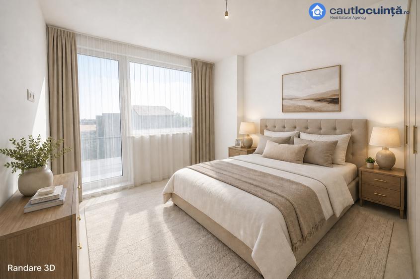 Apartament 3 camere | 1 Mai | Bloc Nou | Parcare inclusa | Metrou 6'