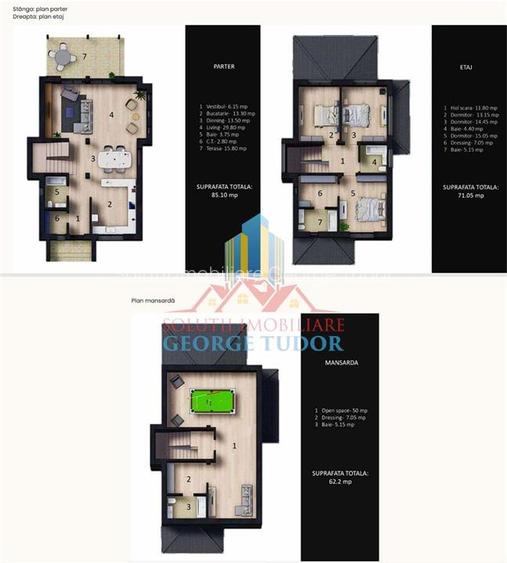 Vila P+1E+M 225 mp.utili, Soseaua Unirii,Corbeanca, NU se aplica TVA, 0%COMISION - 21