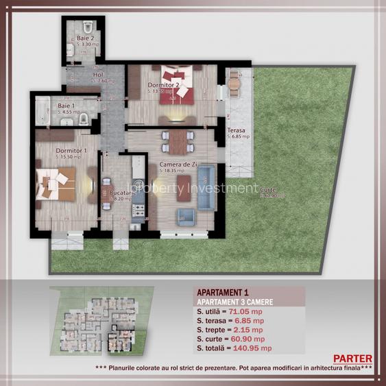 Theodor Pallady | 3 Camere | Bloc Nou | Gradina | 141 mp - 10