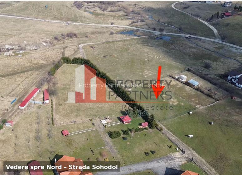 Teren intravilan 1.495 mp | Bran- Tohanul Nou | Vedere Bucegi | Deschidere 45 m - 4