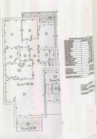 Dorobanti, apartament 4 camere in Washington Residence - 15