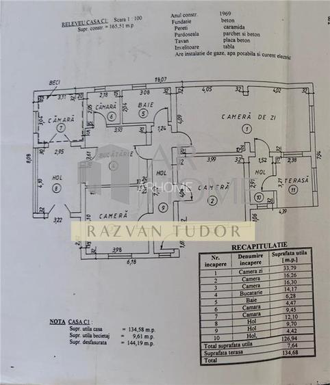 Casa 4 camere , cu beci ,1681m2 teren , Boldesti Scaeni - 7