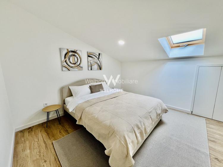 Penthouse 4 camere, 2 băi, mobilat complet, orientare SUD - întabulat - 13