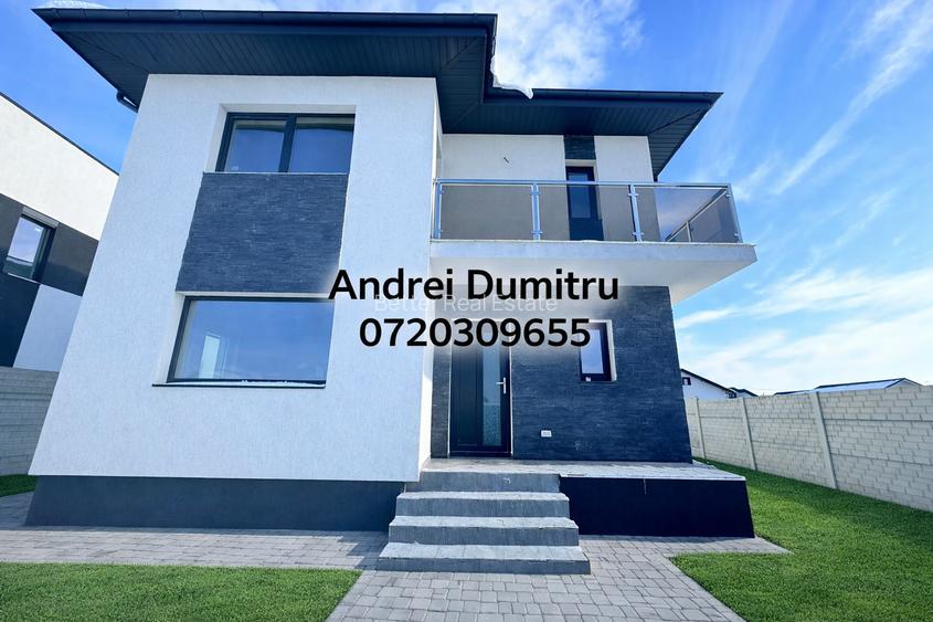 Casă individuală 4 camere de vânzare în Berceni – teren 450 mp, finalizată, gaz - 3