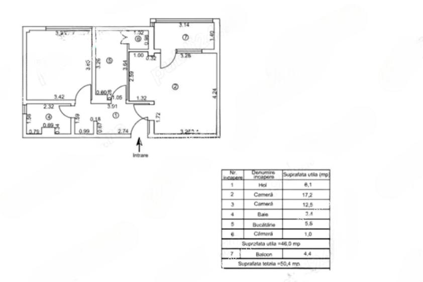 Apartament cu 2 camere decomandat în Micro 19 – centrală, etaj intermediar! - 7