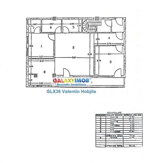 Vanzare apartament 89 mp Baneasa Jandarmerei mobilat etaj 1 - 3