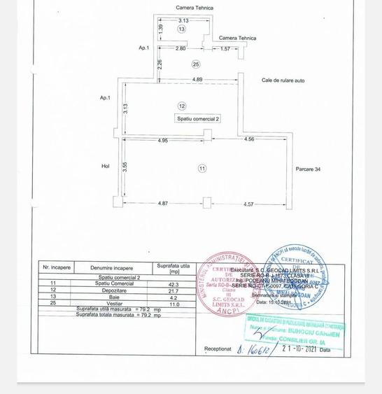 Spatiu comercial 75mp, vitrina stradala 12 m - (COD10) TOMIS NORD - 11
