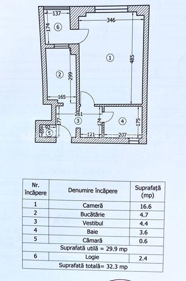 GARSONIERA ‖ CALEA MOSILOR ‖ PLAN SECUND ‖ COMPLET RENOVAT - 1