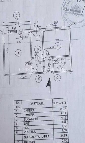 Apartament 2 camere. Decomandat. Brancoveanu. - 8