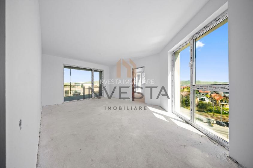 Apartament 3 camere 88 mp cu terasa 35 mp | Semifinisat | Intre Lacuri - 2