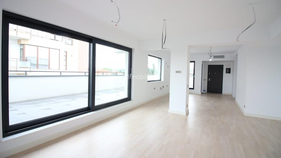 Penthouse 4 camere, 125 mp, 3 bai, terasa 97 mp, etaj 3/3, lift, singur pe etaj - 3