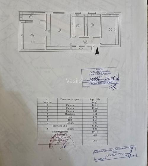 Apartament 3 camere - Podu Ros. Palas. Palatul Culturii - 13