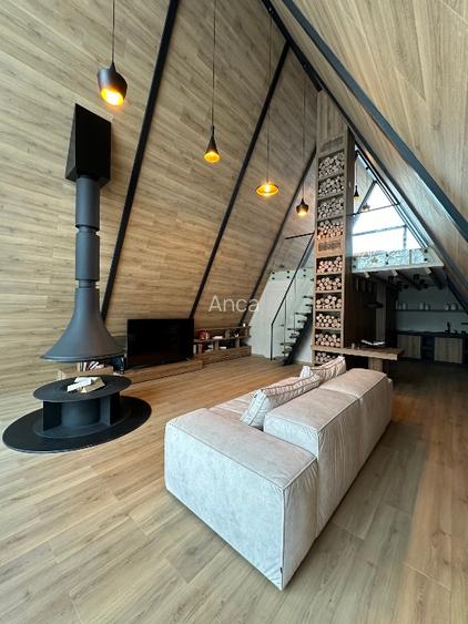 Casa tip A frame mobilată și utilată  - 4