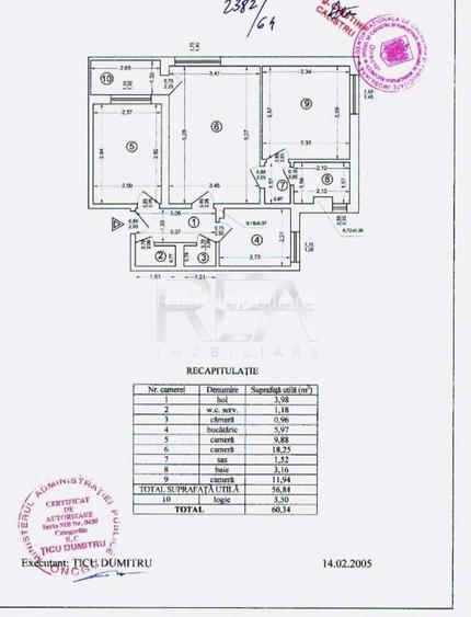 3 camere mobilate elegant pe Bd. Camil Ressu, centrală proprie - 19