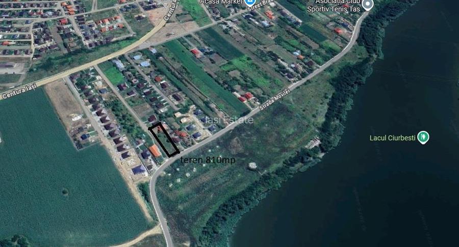 Ciurbesti pe malul lacului TEREN 810mp cu toate utilitatile - 2