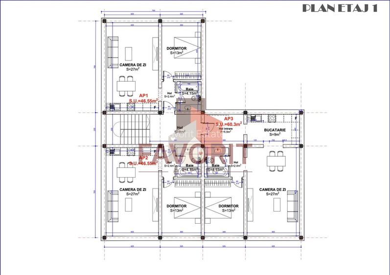 Apartamente de vanzare in Mosnita Noua | Zona Kaufland | Finisaje la alegere - 2