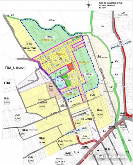 Teren 500 mp, PUZ in lucru, IRIS,  zona Odobesti - 2