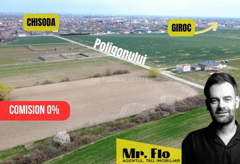 Teren ideal pentru casă sau investiție – Chișoda (Giroc), Poligonului - 3