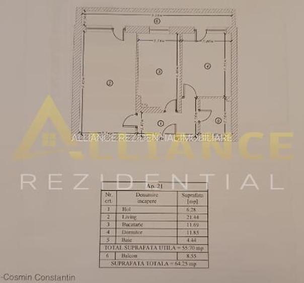 APARTAMENT 2 CAMERE BIRUINTEI ETAJ 2  EXCLUSIVITATE - 7