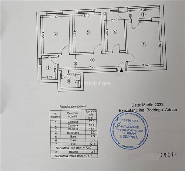 Apartament 3 camere Plaza Residence - 9