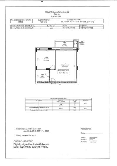 Ap 22 Teilor Residence - 2 camere - 24