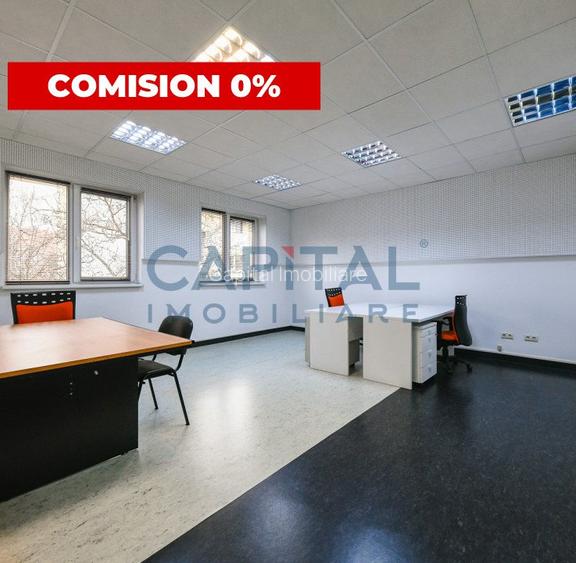 Spatiu birou de inchiriat, 270mp, mobilat, Semicentral, Comision 0% - 3