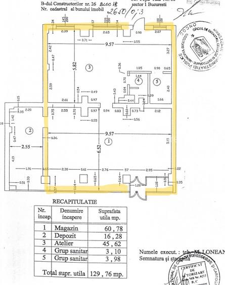 Bdul Constructorilor 26, Vitrina 10 m în stație STB, vad, fost PROFI, curent 380 - 2