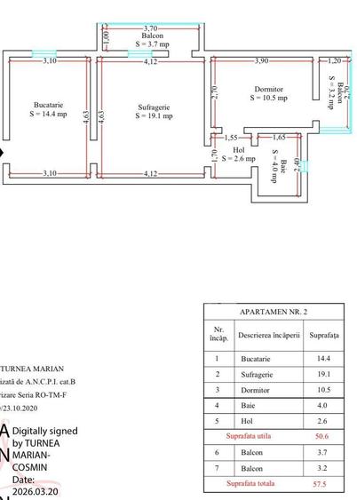 Apartament 2 camere de vanzare, zona Torontalului, Timisoara - 12