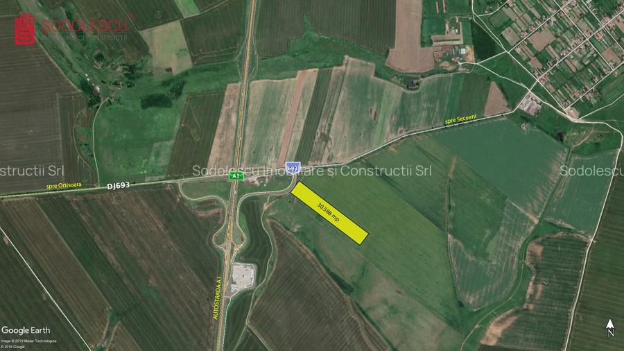 Teren la sosea Ortisoara - Autostrada A1 - 5