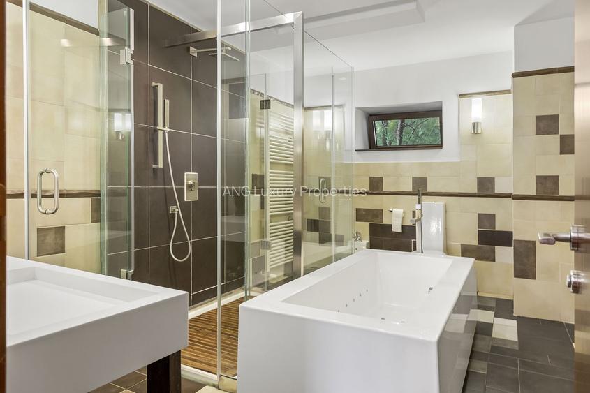 Vila Exclusivistă cu Deschidere la Lac, Piscină și Garaj pentru Barcă în Snagov - 44