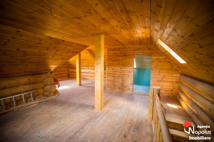 Exclusivitate! Casa din busteni intregi in Chinteni - 3