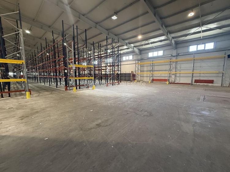 De inchiriat depozit logistic cu rafturi incluse, 2 rampe , Chitila - 12