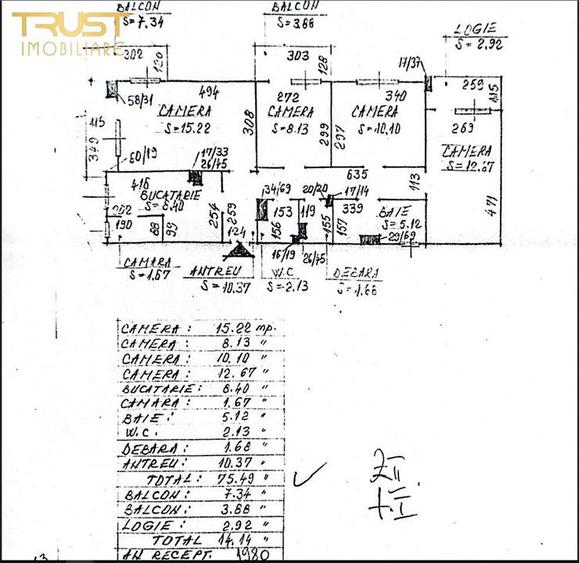 4 Camere I 2 Bai I Balcon I Manastur - 15