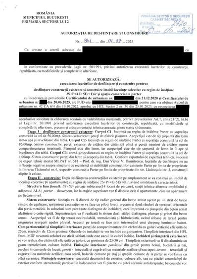 Teren cu Autorizatie | Sector 2 | Zona Barbu Vacarescu - 6