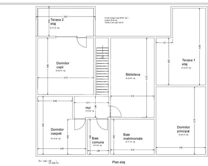 Casa individuala, 6 camere, 2 bai, garaj, teren 913, pompa de caldura - 22