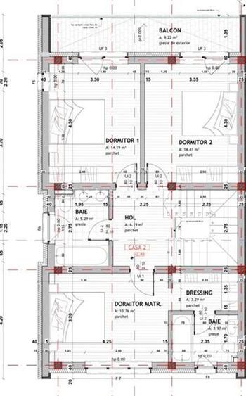 Casa tip duplex dispusa pe 3 niveluri, situata in Floresti- zona Vivo - 14