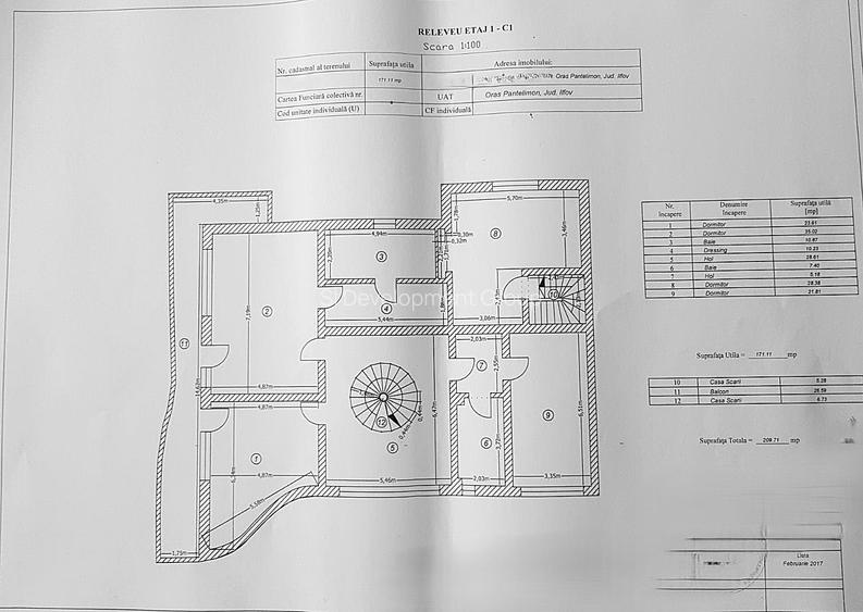 Proprietate rezidentiala 11 camere Pantelimon – Teren 1130 mp, 675 mp, langa Lac - 4