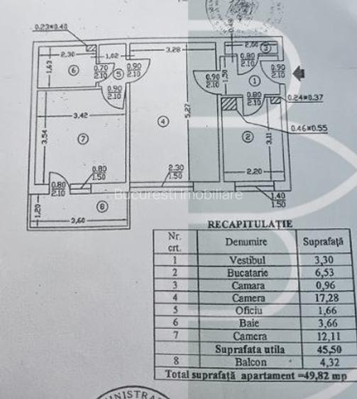 Apartament 2 camere,Titan,1 Decembrie 1918,Metrou,bl.reabilitat,Amenajat,Liber - 7