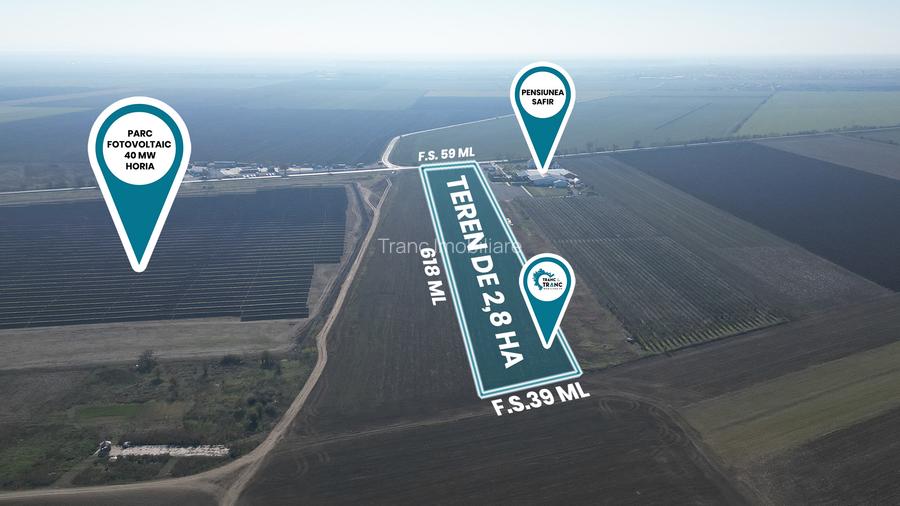 Teren de 2,8 ha pretabil dezvoltare industriala, horeca sau fotovoltaice - 2