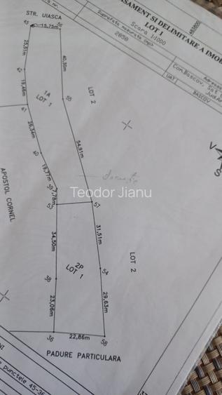 Teren intravilan de vânzare – zonă liniștită, priveliște, superidal pentru casă  - 2